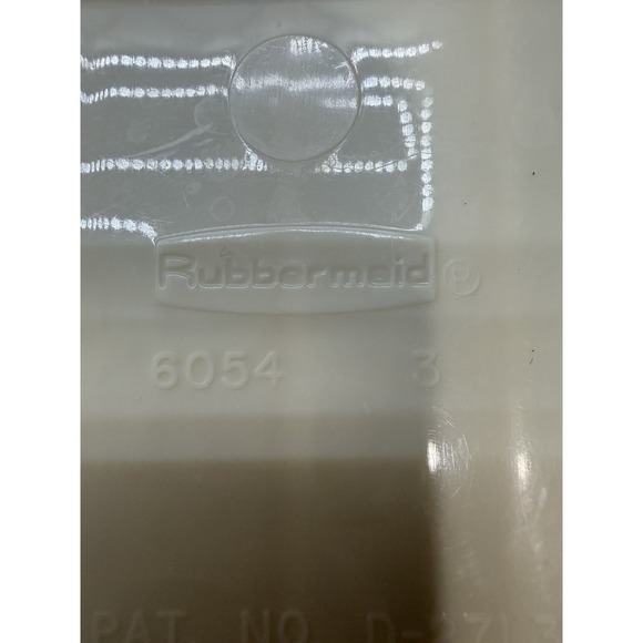 Vintage Rubbermaid 6054 Space Saver Drainer Dish Dry Rack Plastic Almond Beige - Picture 10 of 12